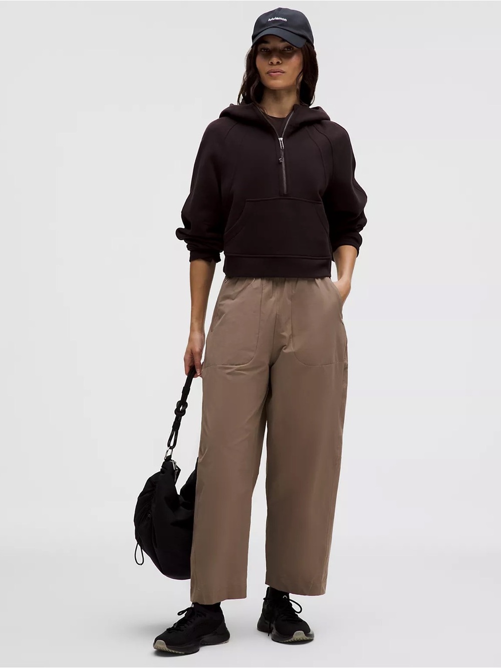 Lululemon Lightweight Mid-Rise Barrel-Leg Cropped Pant